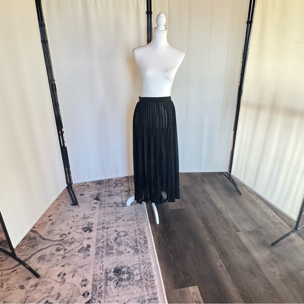 Victoria Secret black Sheer ballet skirt can also be worn as strapless dress
